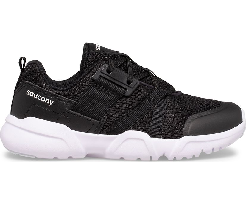 Kids' Saucony Vertex Lace Sneakers Black | Singapore 822HAPK